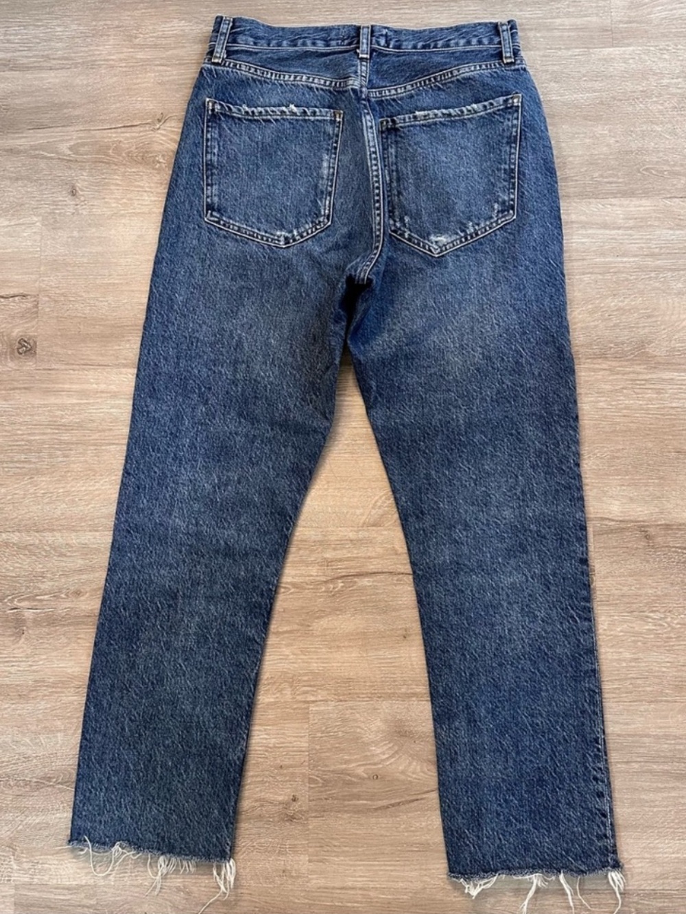 Agolde Riley High Rise Straight Crop Jeans - Size 26 - Picture 5 of 8